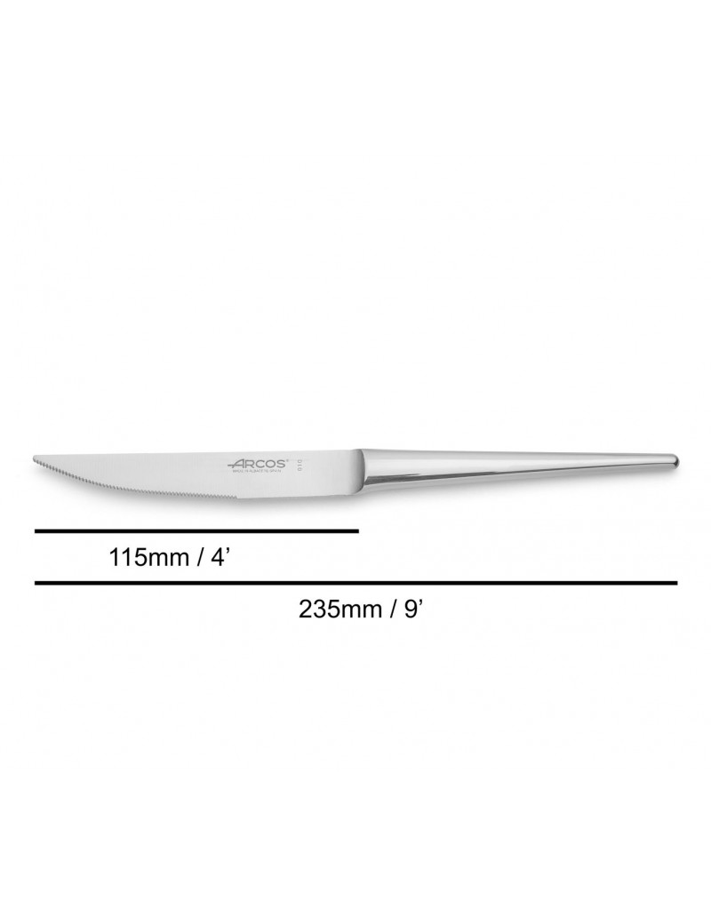 Couteau à steak micro cranté - Monobloc - 23 cm - Arcos
