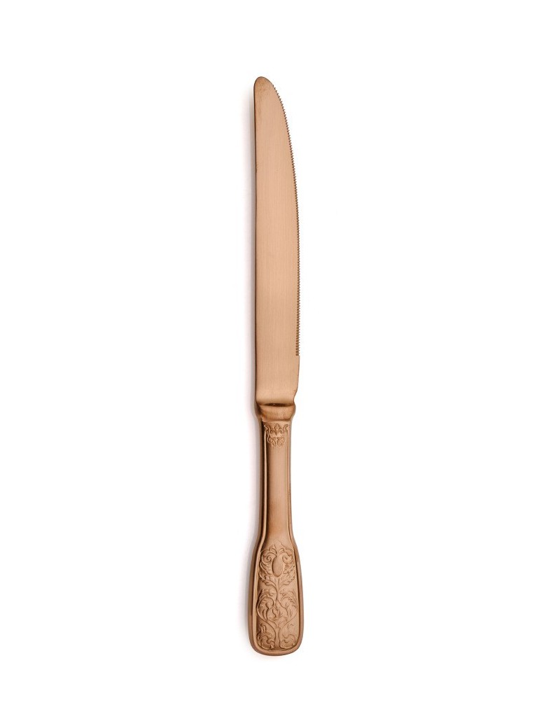Couteau de table Versailles Satin Cuivre Inox 18/10 Q25 - Art de
