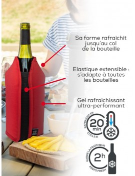 1€ sur Pompe à vin vide d'air 2 bouchons 16cm noir - Accessoire autour du  vin - Achat & prix