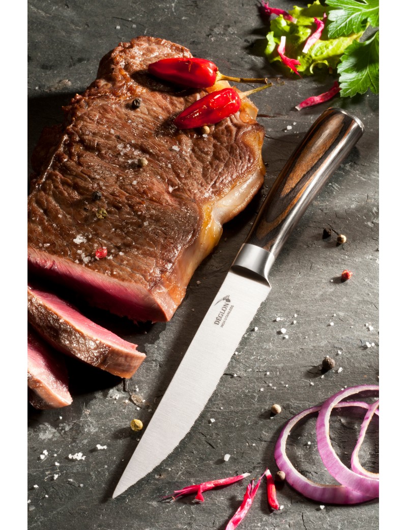 Couteau à Steak Inox 24 cm Monobloc