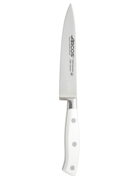 Coffret 3 couteaux Riviera : Office 10 cm - Santoku 14 cm - Chef 20 cm -  Couleur Blanc - Cuisine - Parlapapa