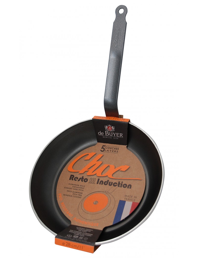 Poêle ronde antiadhésive Choc Resto Induction - Diamètre cm 20 cm - Cuisine  - Parlapapa