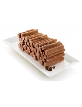 Moule à chocolat 3D Silicone Choco Flame par Silikomart
