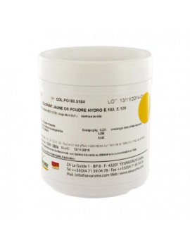 Colorant alimentaire jaune ananas liquide hydrosoluble professionnel 5202 -  Contenance 1 L - Couleur Jaune ananas - Pâtisserie - Parlapapa