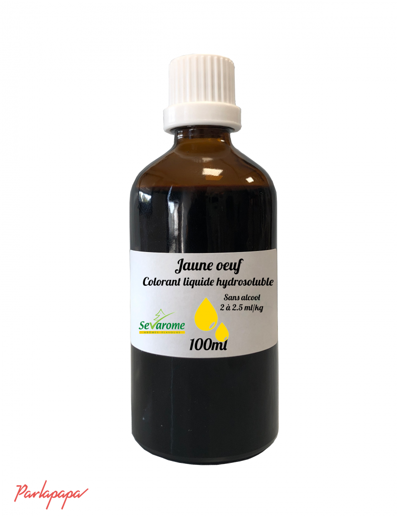 Colorant alimentaire jaune E102 - Liquide