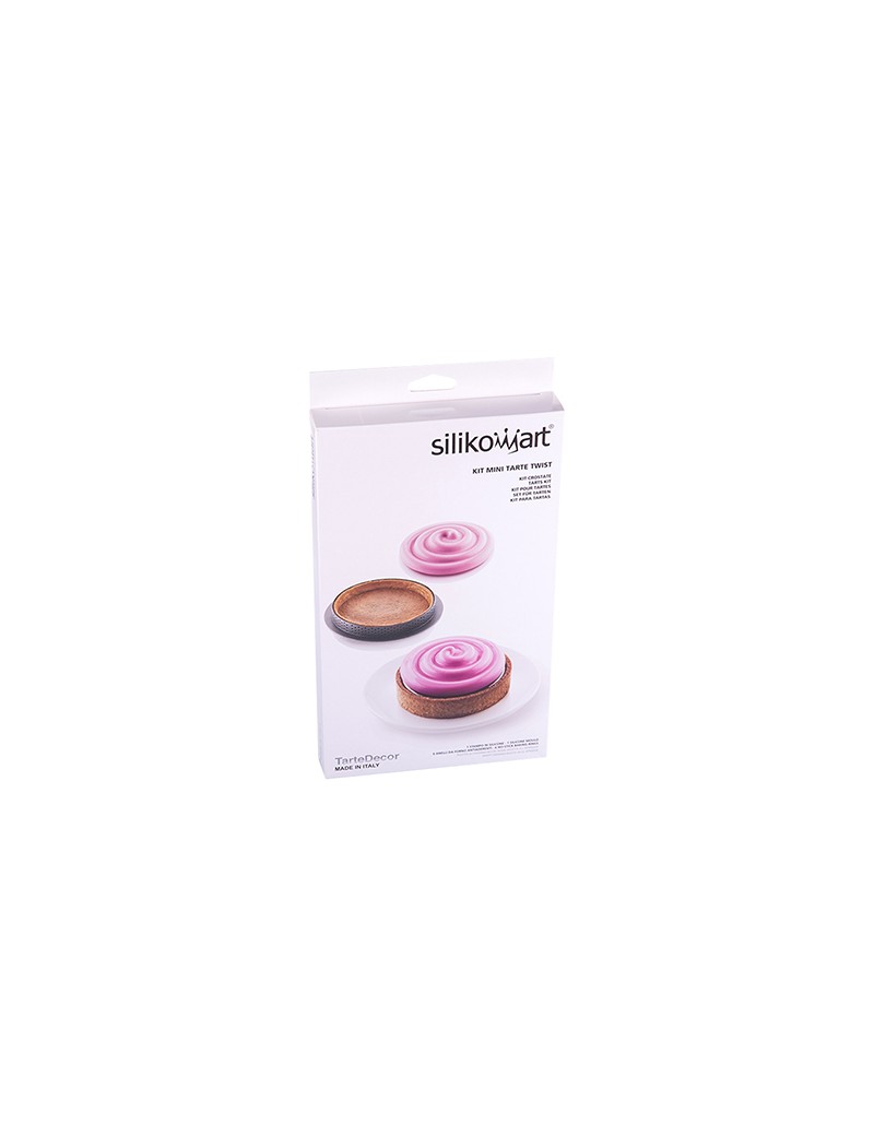 Kit moule en silicone pour biscuits ronds au chocolat Dolce Vita Silik 